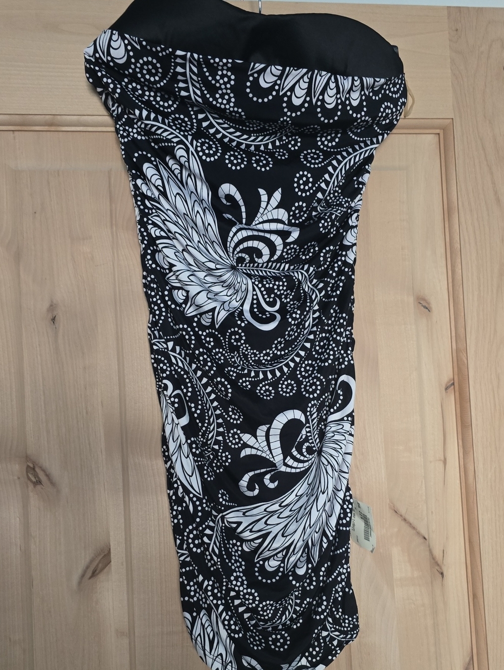 Forever 21 strapless ruched bodycon mini dress